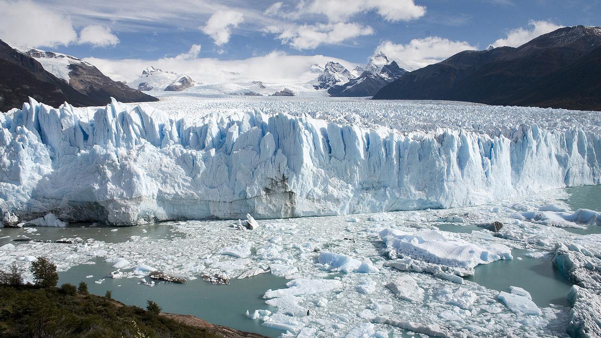 Glaciar Perito Moreno, en el parque nacional Los Glaciares, en el sur de Argentina, en 2005.