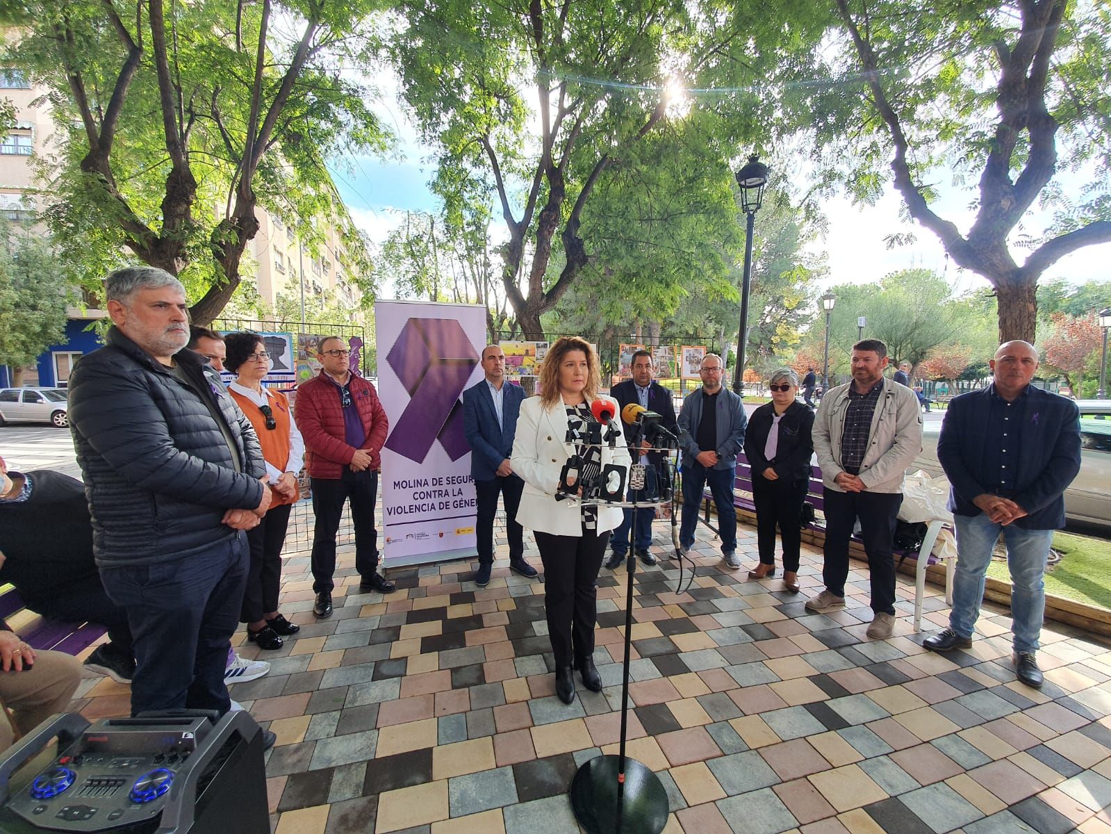 El 25 en la Región, en imágenes: así conmemoran los municipios el Día de la Eliminación de la Violencia contra la Mujer