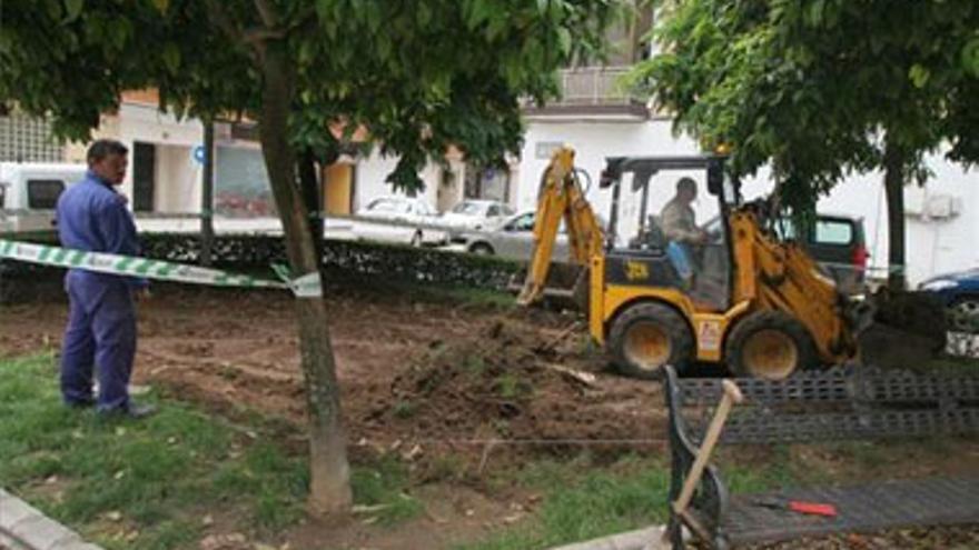 Comienzan las obras de la plaza del Padre López