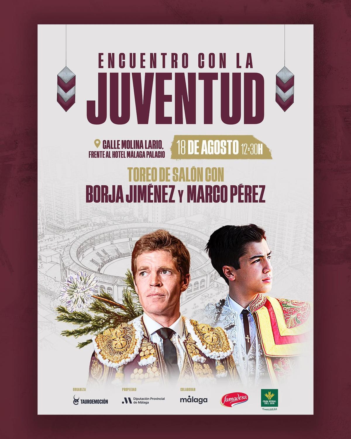 'Encuentro con la Juventud': cartel promocional.