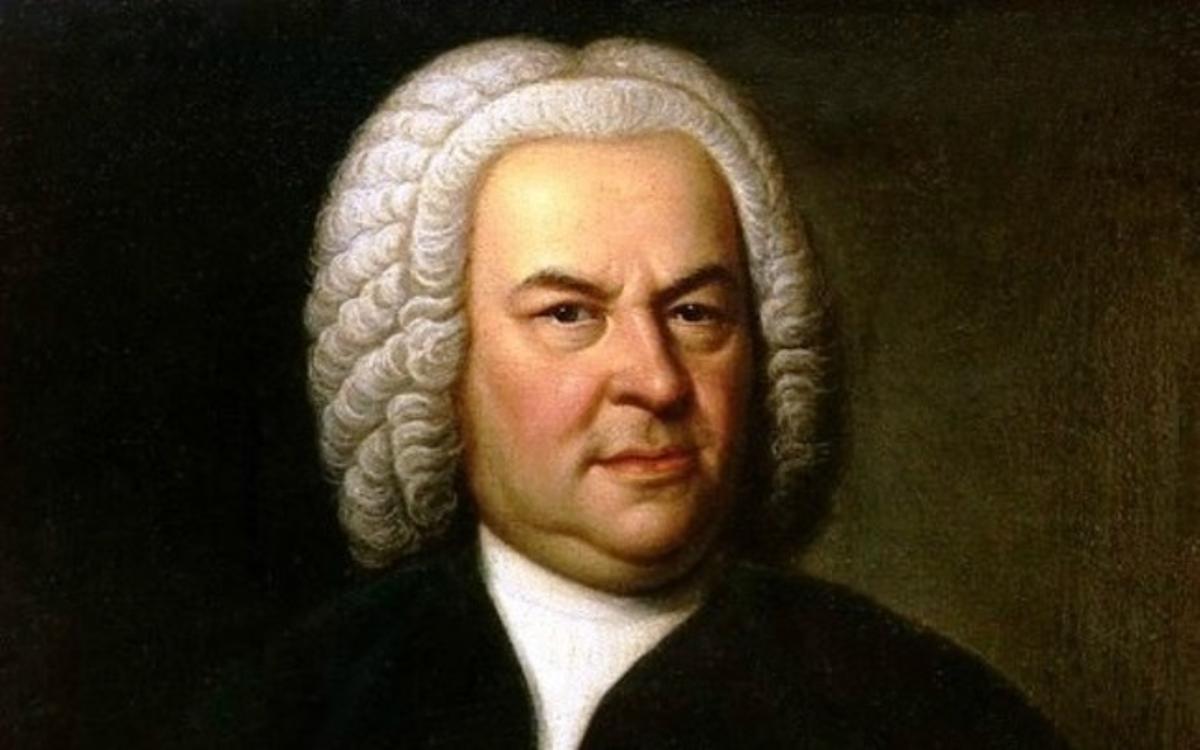 Retrat de Bach pintat per Elias Gottlob Haussmann. Retrat de Bach pintat per Elias Gottlob Haussmann.