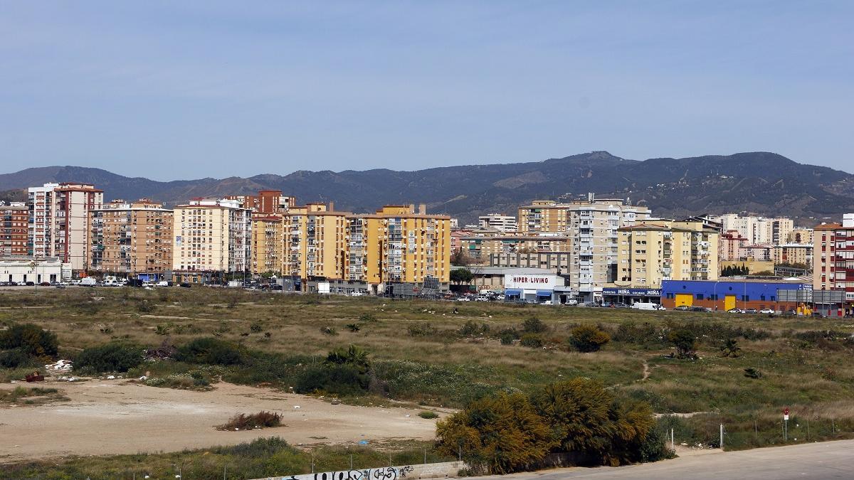 Vista de los antiguos terrenos de Repsol.