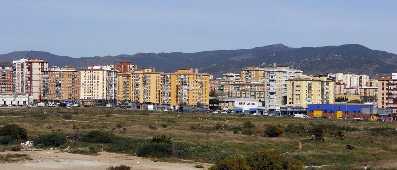 Vista de los antiguos terrenos de Repsol en mayo de 2021.