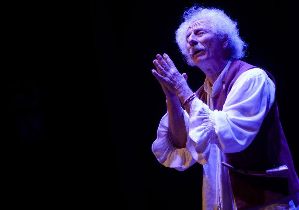 Rafael Álvarez, El Brujo, interpreta 'El Lazarillo de Tormes' en el Olympia.