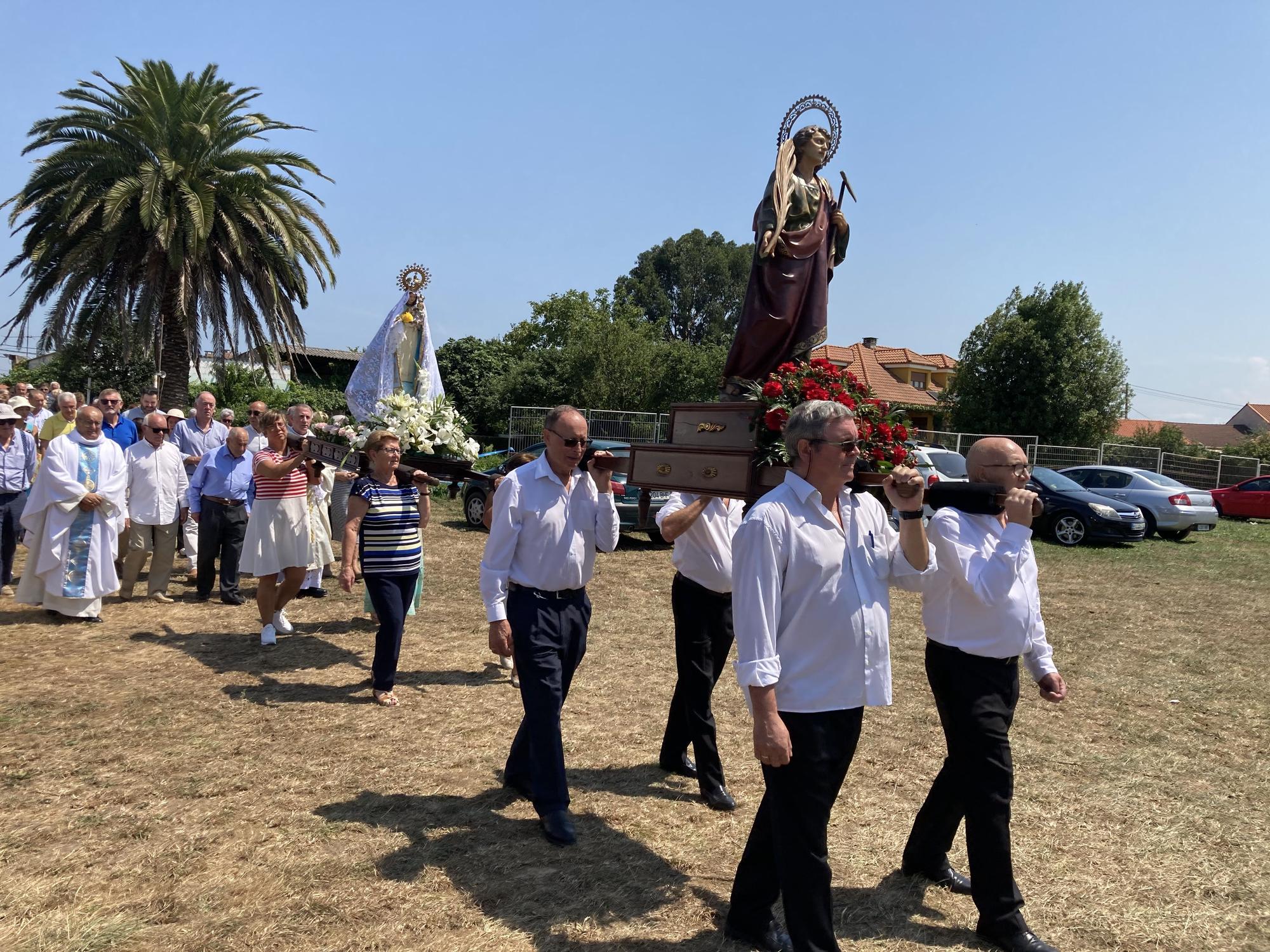 El Carbayu celebra su misa y su tradicional procesión que concluye con sorpresa: se presenta el nuevo himno en honor de Nuestra Señora del Buen Suceso