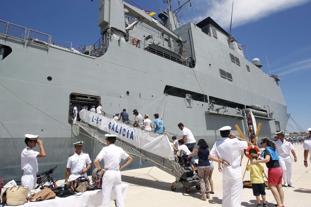 El buque de asalto anfibio 'Galicia' y el patrullero de altura 'Infanta Elena', por dentro