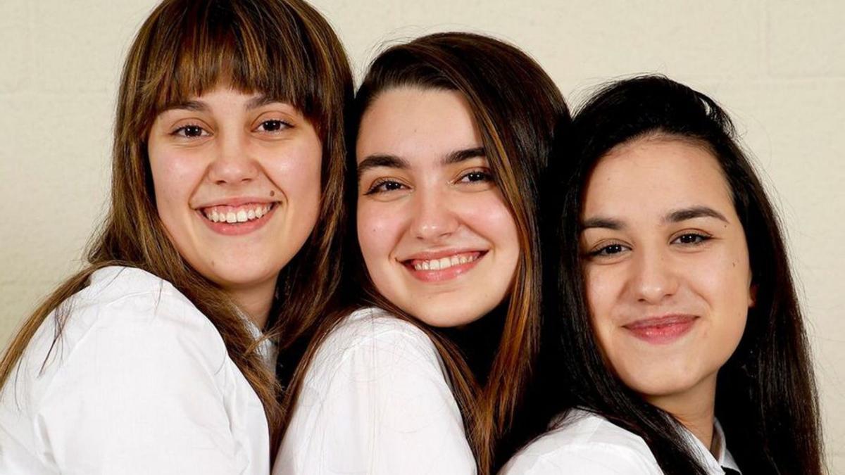 Alba Otero, Paula Calviño y María Jácome, de Efecto Caracola.