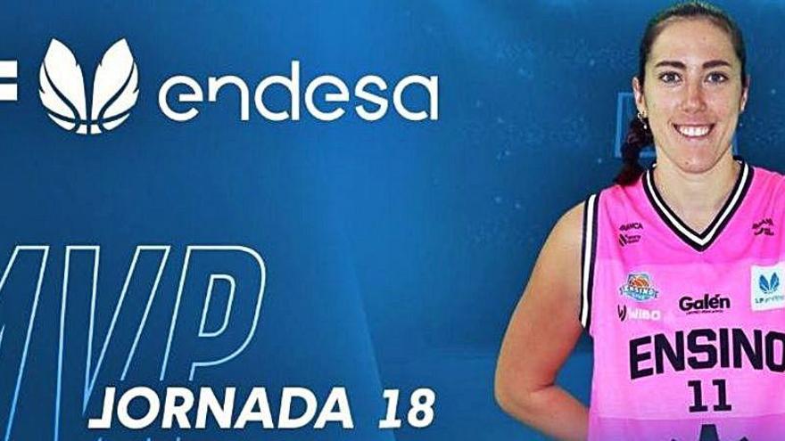 Vega Gimeno, por primera vez MVP de una jornada de la Liga Femenina Endesa