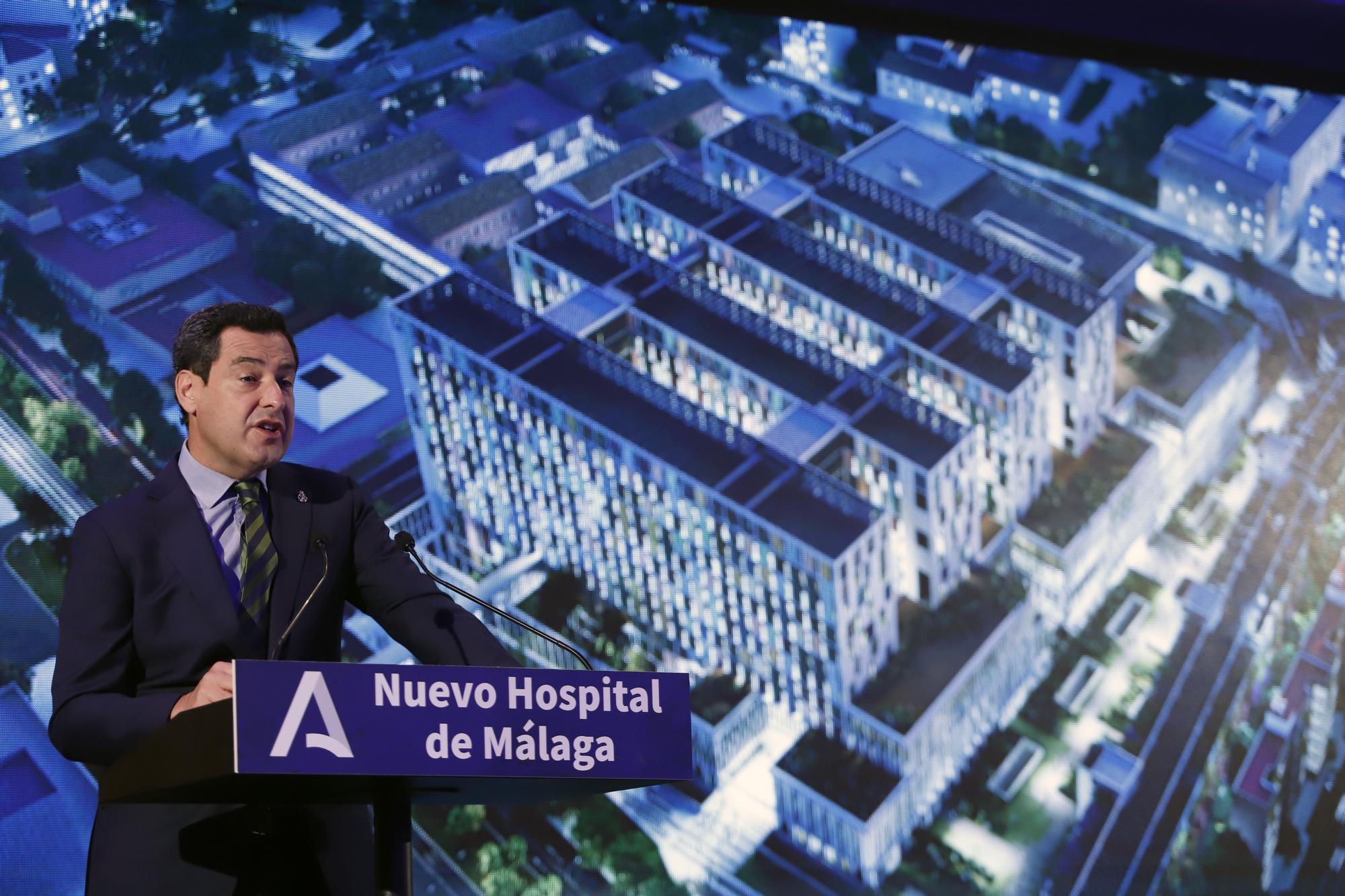 Presentación del anteproyecto del tercer hospital de Málaga.