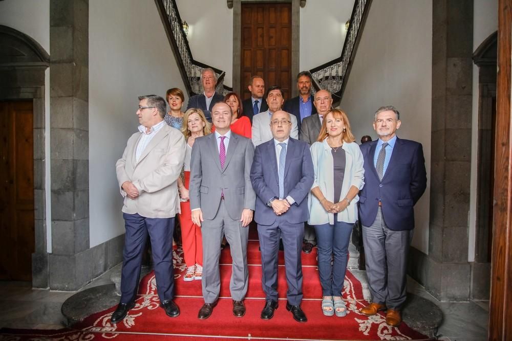 Visita oficial a Las Palmas de Gran Canaria del presidente del Cabildo, Antonio Morales