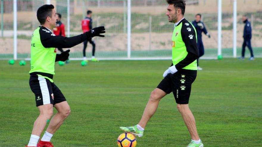 Pedro y Eldin entrenan con normalidad y con buenas sensaciones