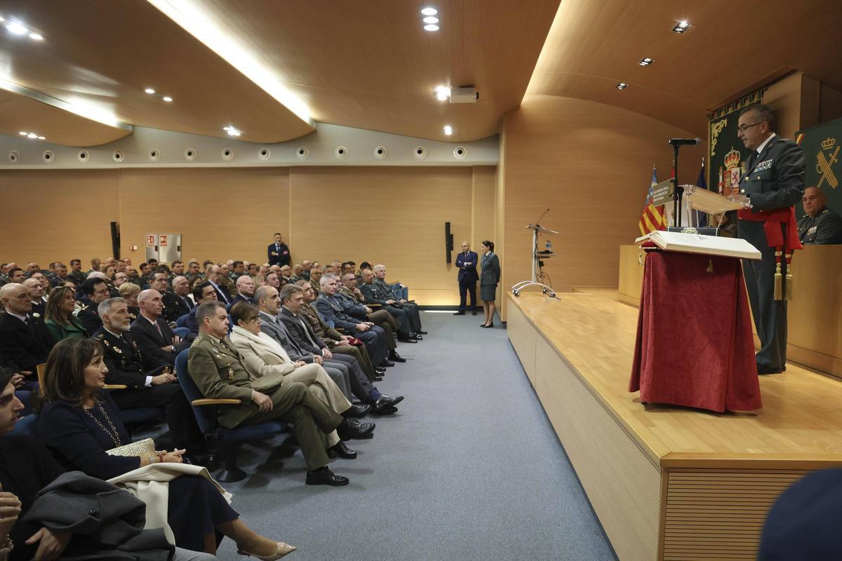 José Antonio Fernández de Luz durante su discurso en la toma de posesión.