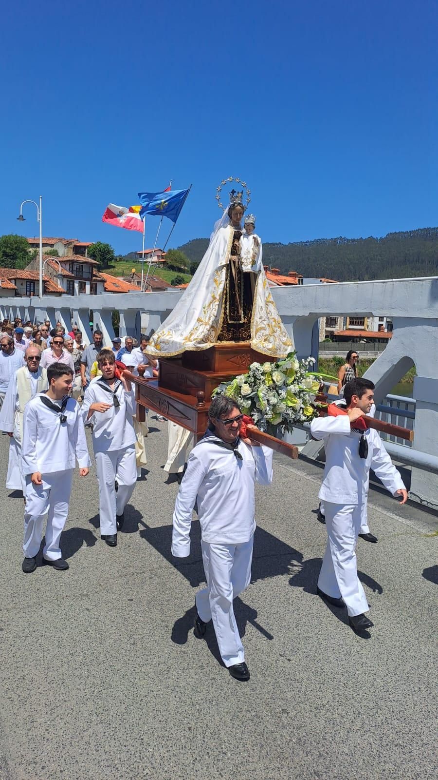 Bustio y Unquera, unidas por El Carmen