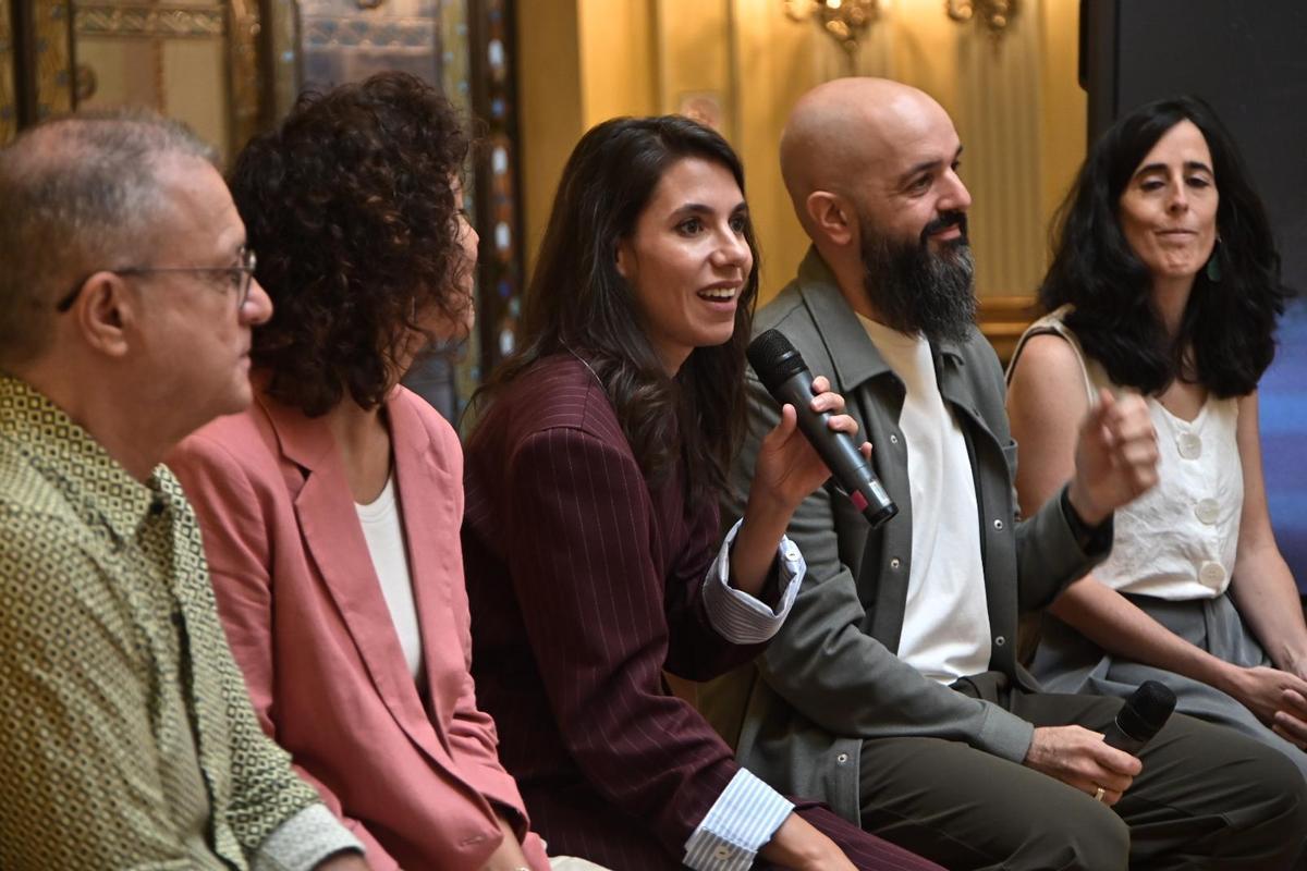 Luis Ángel Ramírez, Inés Laporta, Natalia Huarte, Ignacio Lasierra y Aurora Lago.