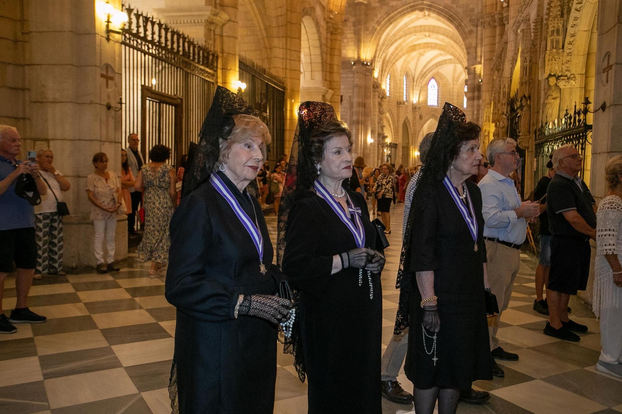 Procesión clausural de la Fuensanta en la Catedral, en imágenes