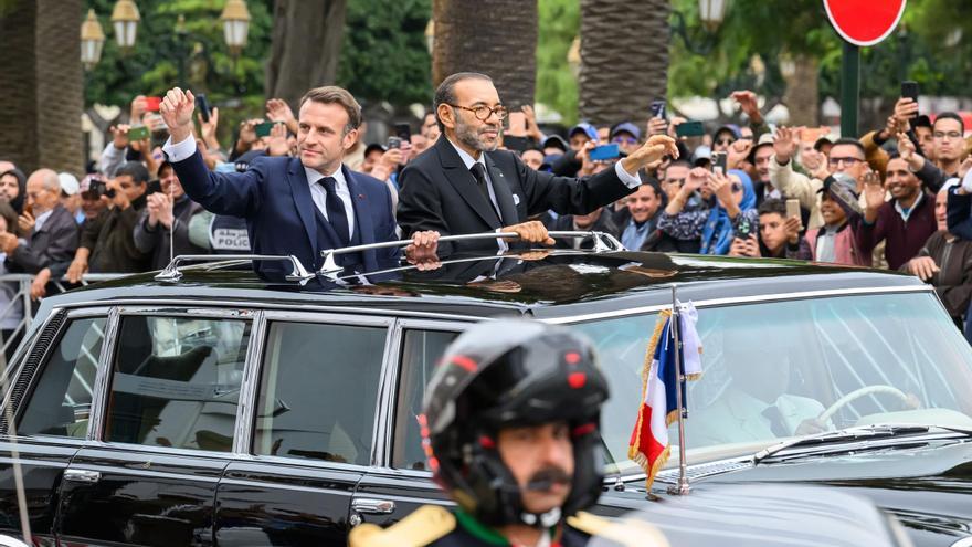 Macron reafirma en Rabat su apoyo a la soberanía marroquí del Sáhara y abre una nueva etapa &quot;histórica&quot; con Marruecos