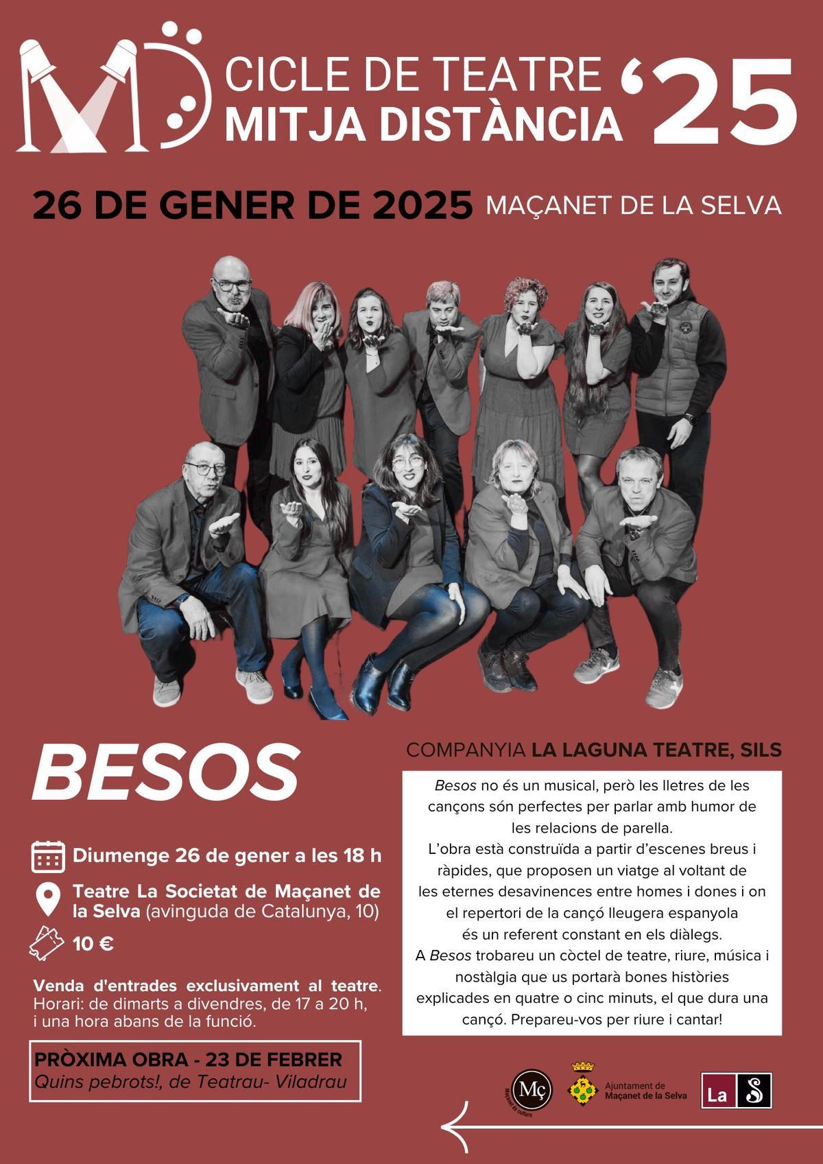El cartell de Mitja Distància 2025.