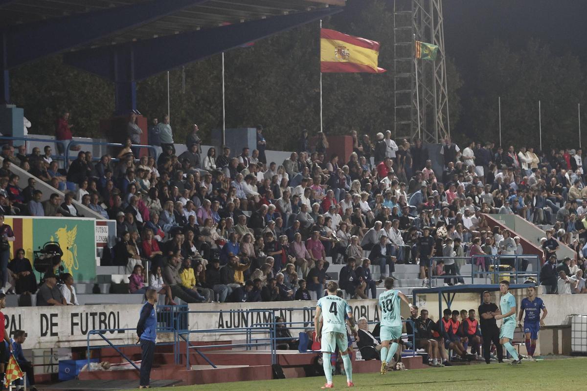 El Poblense celebra su clasificación para la Copa del Rey