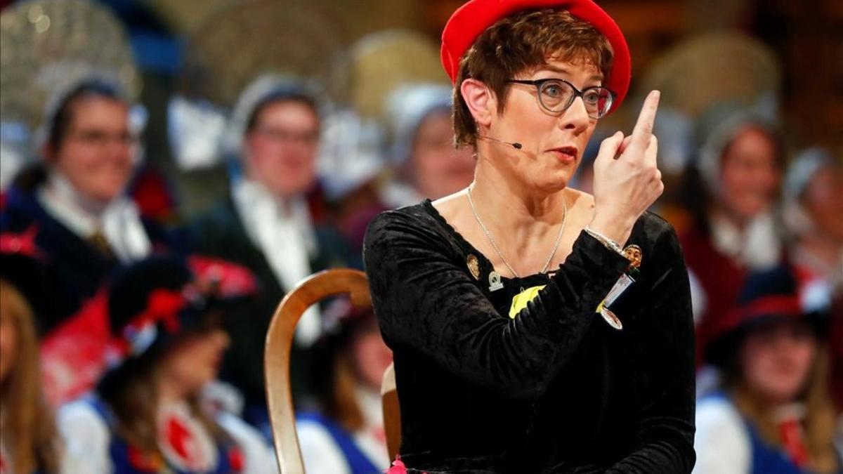 Annegret Kramp-Karrenbauer, líder del CDU.