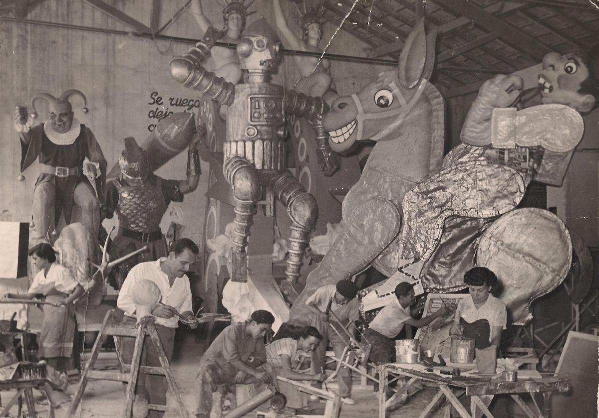 El taller de Jaime Giner (1956)