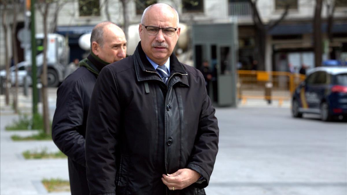 MADRID 23 03 2017 POLITICA JUICIO PRETORIA   En la imagen Luis Andres  Garcia     Luigi    entrando en la Audiencia Nacional esta manana  Imagen DAVID CASTRO