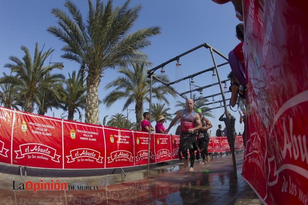 Salida del Triatlón Villa de Fuente Álamo