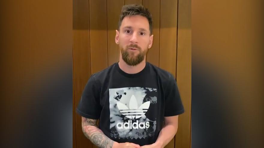 La enhorabuena de Leo Messi a Eto'o