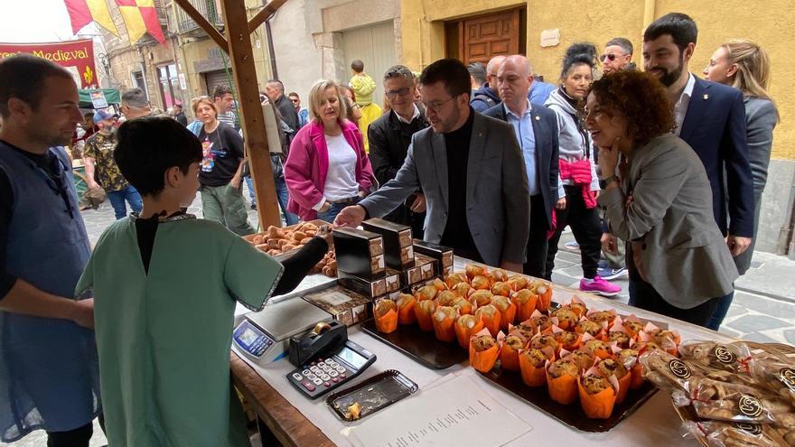 Hostalric dona la benvinguda als Vescomtes de Cabrera a la Fira Medieval