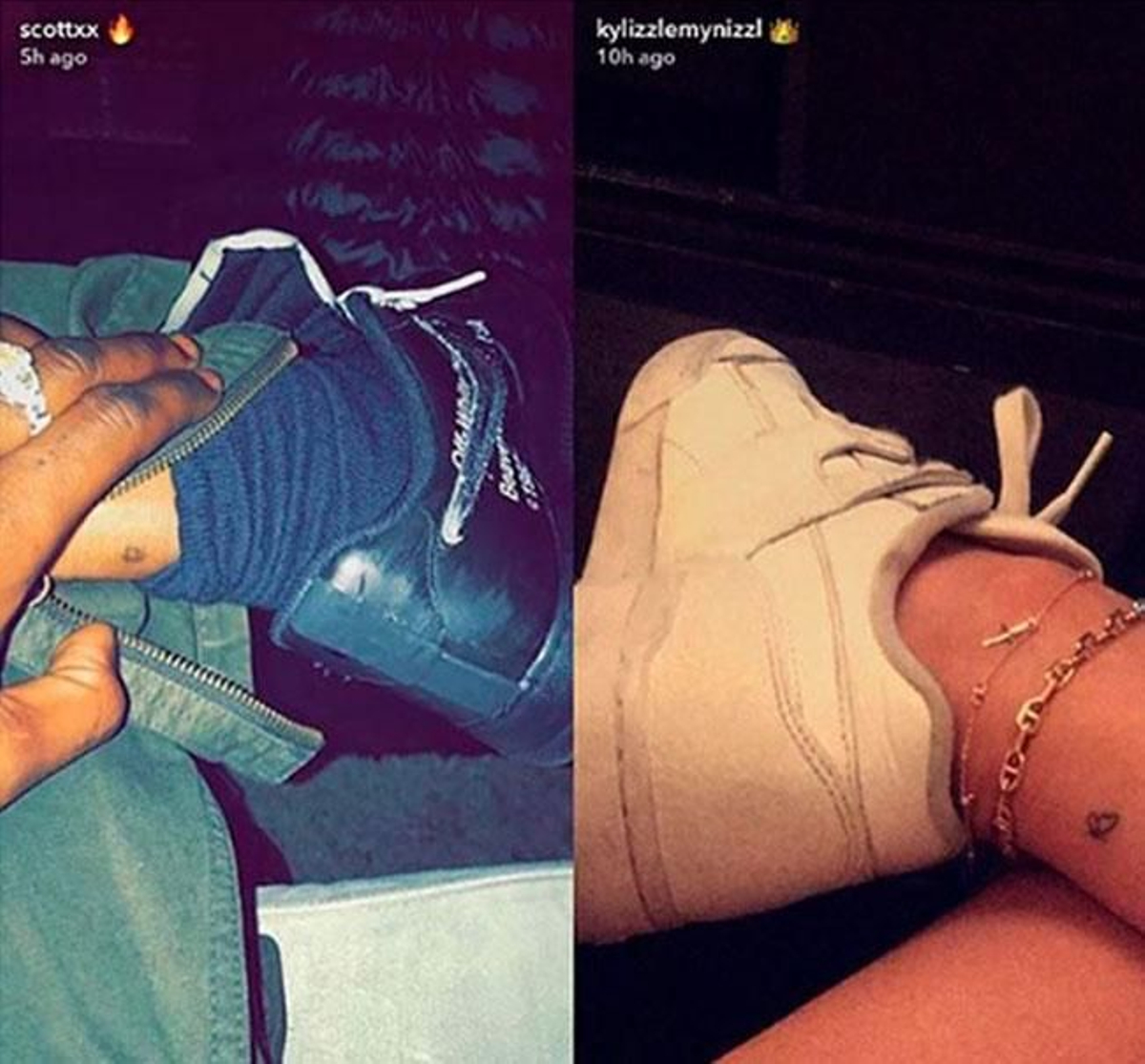 Tatuajes mariposa Kylie Jenner Travis Scott