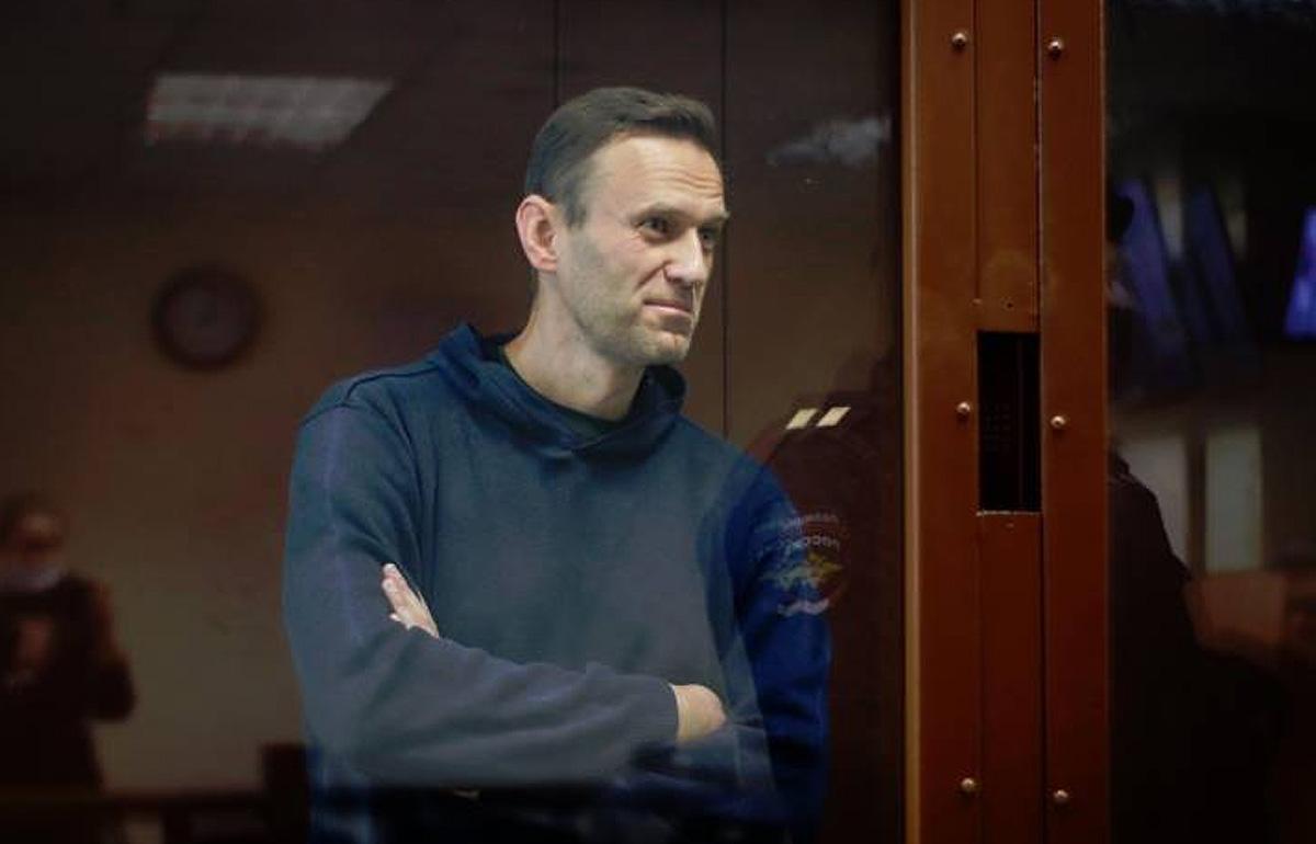 2/2/2021. Alexei Navalni, durante el juicio en Moscú en el que fue condenado a tres años y medio de cárcel. El opositor ruso volvió a su país en enero tras ser envenenado en agosto de 2020, un incidente por el que llegó a estar en coma inducido.