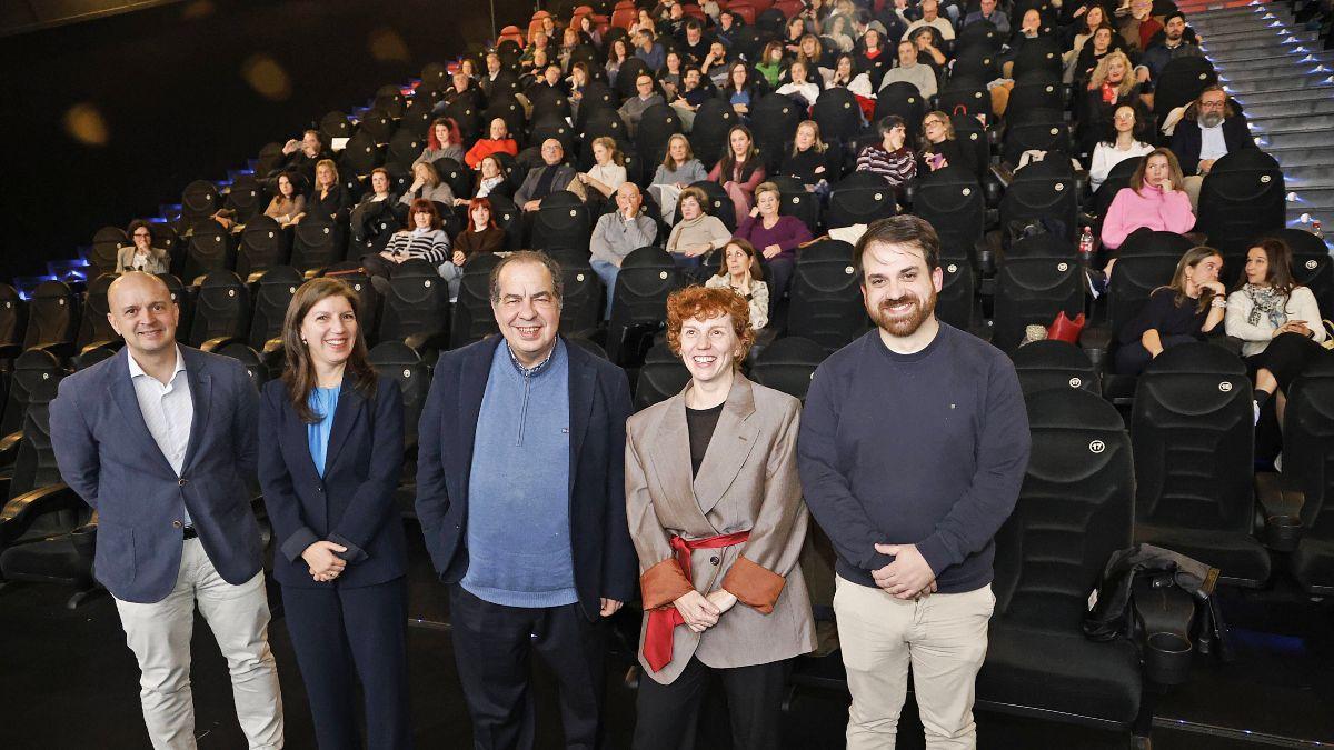 Por la izquierda: Cimarro, Lago, Cubeiro, Vázquez y Fraga.