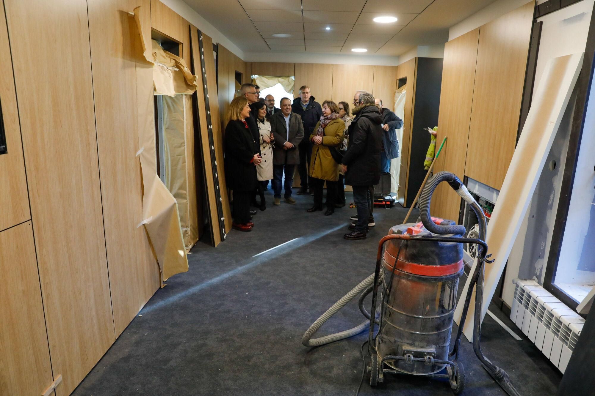 En imágenes: Así avanzan por dentro las obras en la nueva sede del Conservatorio de Avilés