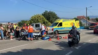 Hospitalizado un motorista tras impactar contra un todoterreno en Darbo
