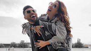 Garay y Tamara Gorro se reencuentran con un apasionado beso