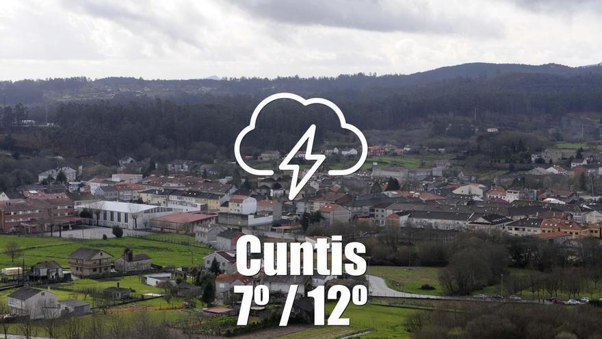 El tiempo en Cuntis: previsión meteorológica para hoy, lunes 13 de abril