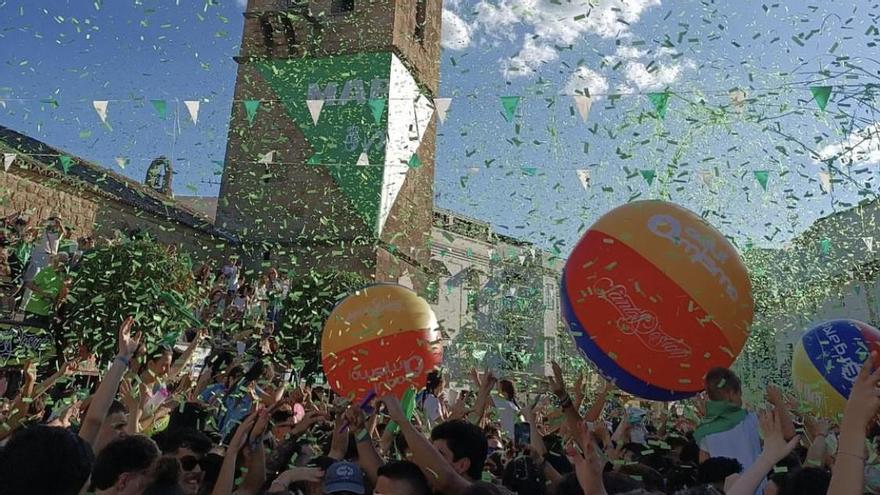 Vídeo grabado por un usuario de la red social durante el chupinazo