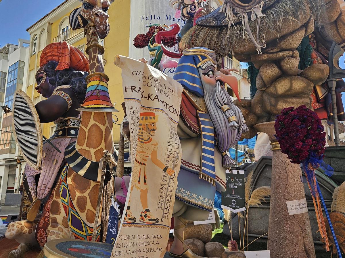 Así es Màrtirs, la mejor falla de Gandia 2026 Así es Màrtirs, la mejor falla de Gandia 2026