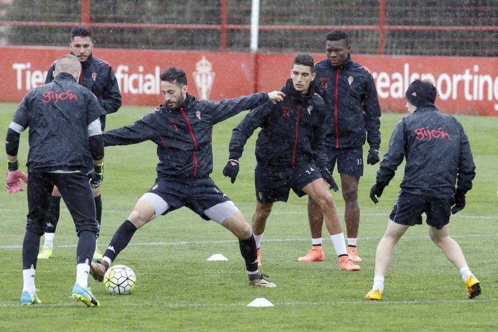 Entrenamiento del Sporting