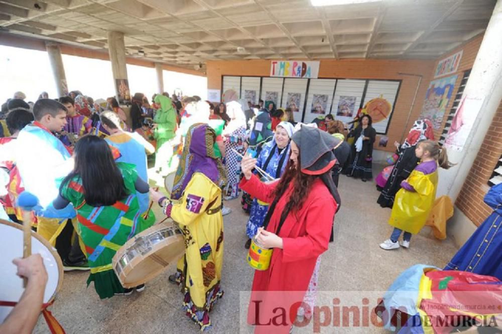 Los tambores de Moratalla llegan al colegio Primitiva López