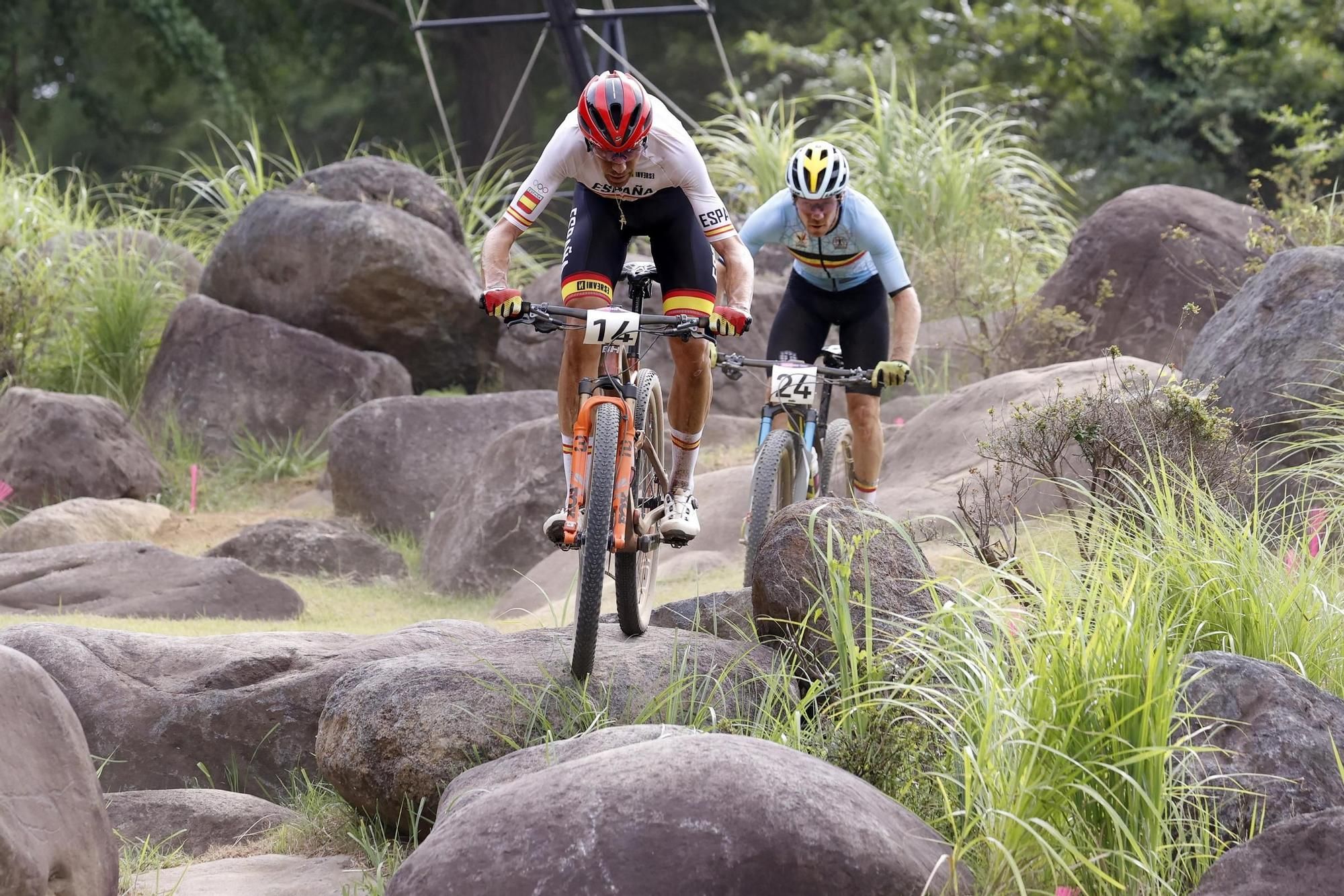 Imagen de archivo de una competición de ciclismo de montaña