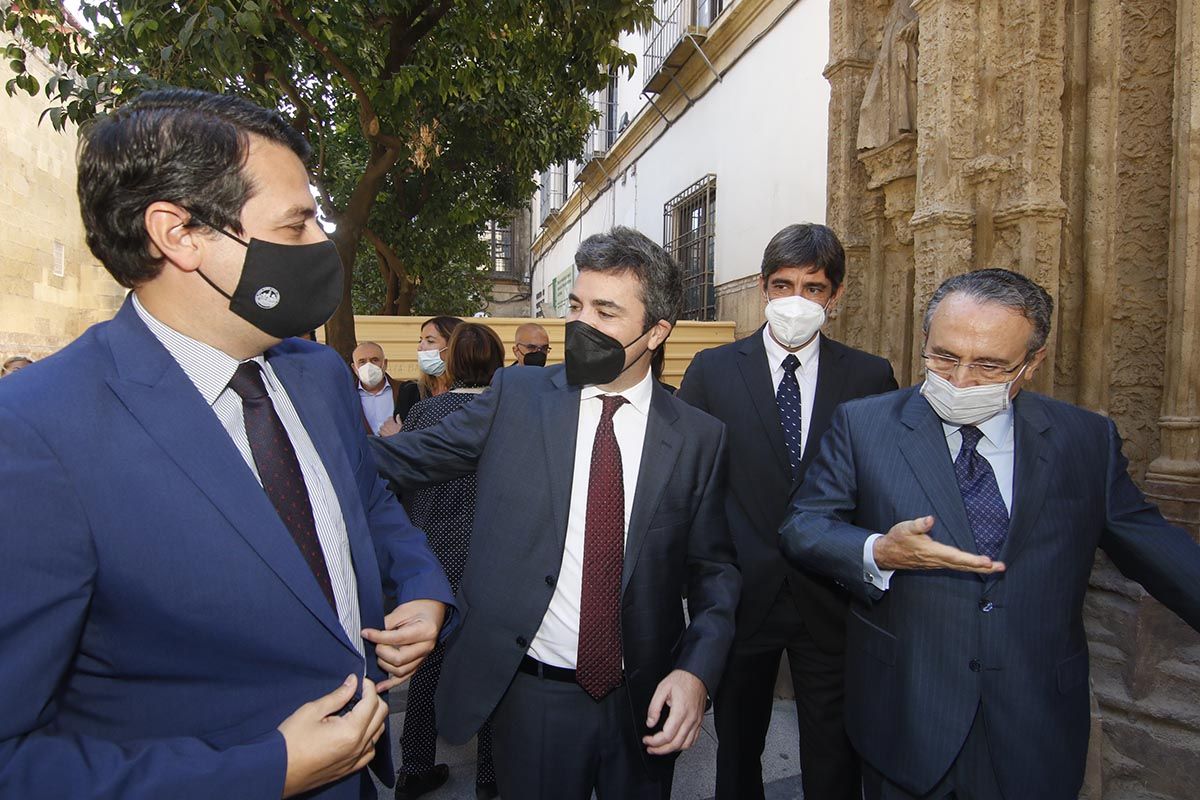 José María Bellido, Rafael Romero y Javier Moll