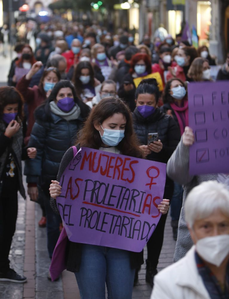 Manifestación del 8M en Sagunt.