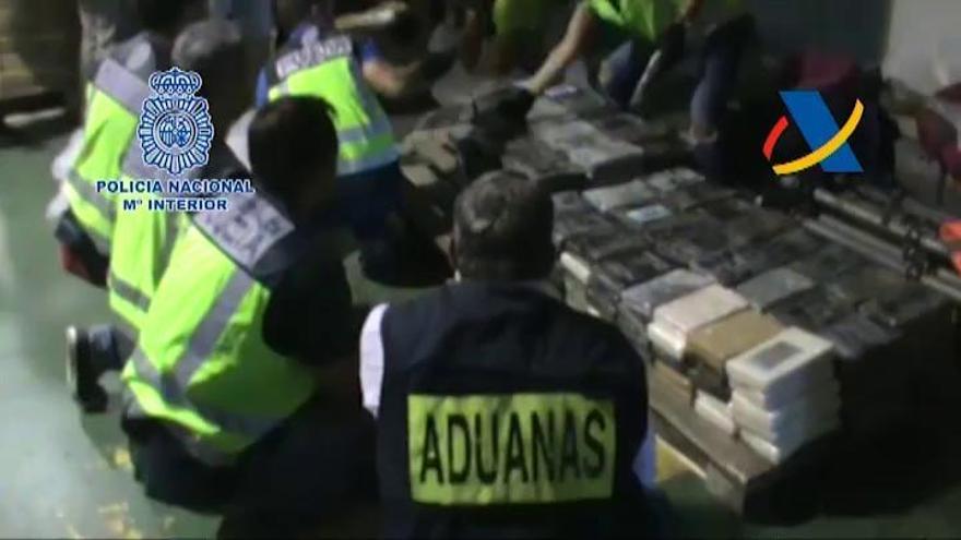 Incautados 900 kilos de cocaína en Sevilla