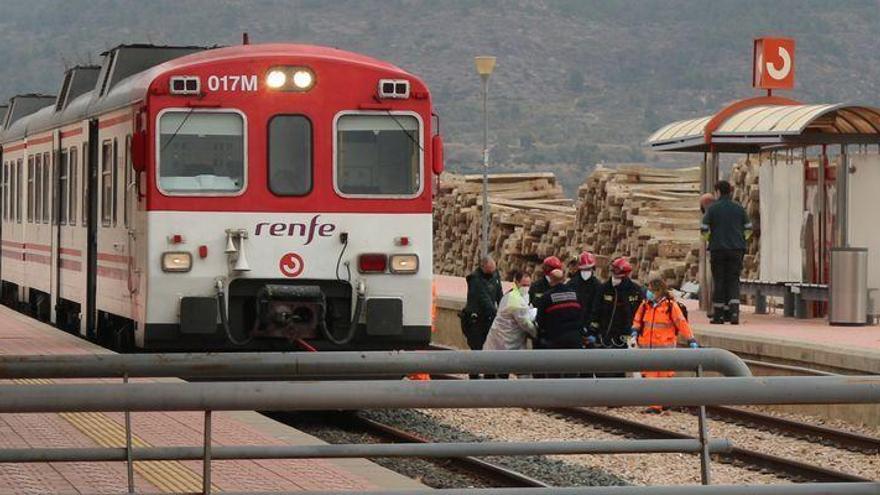 Una joven de 22 años pierde una pierna al ser arrollada por el tren en Segorbe