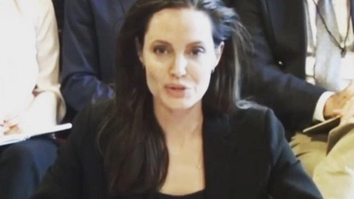 Angelina Jolie vuelve a hablar ante el Parlamento Británico