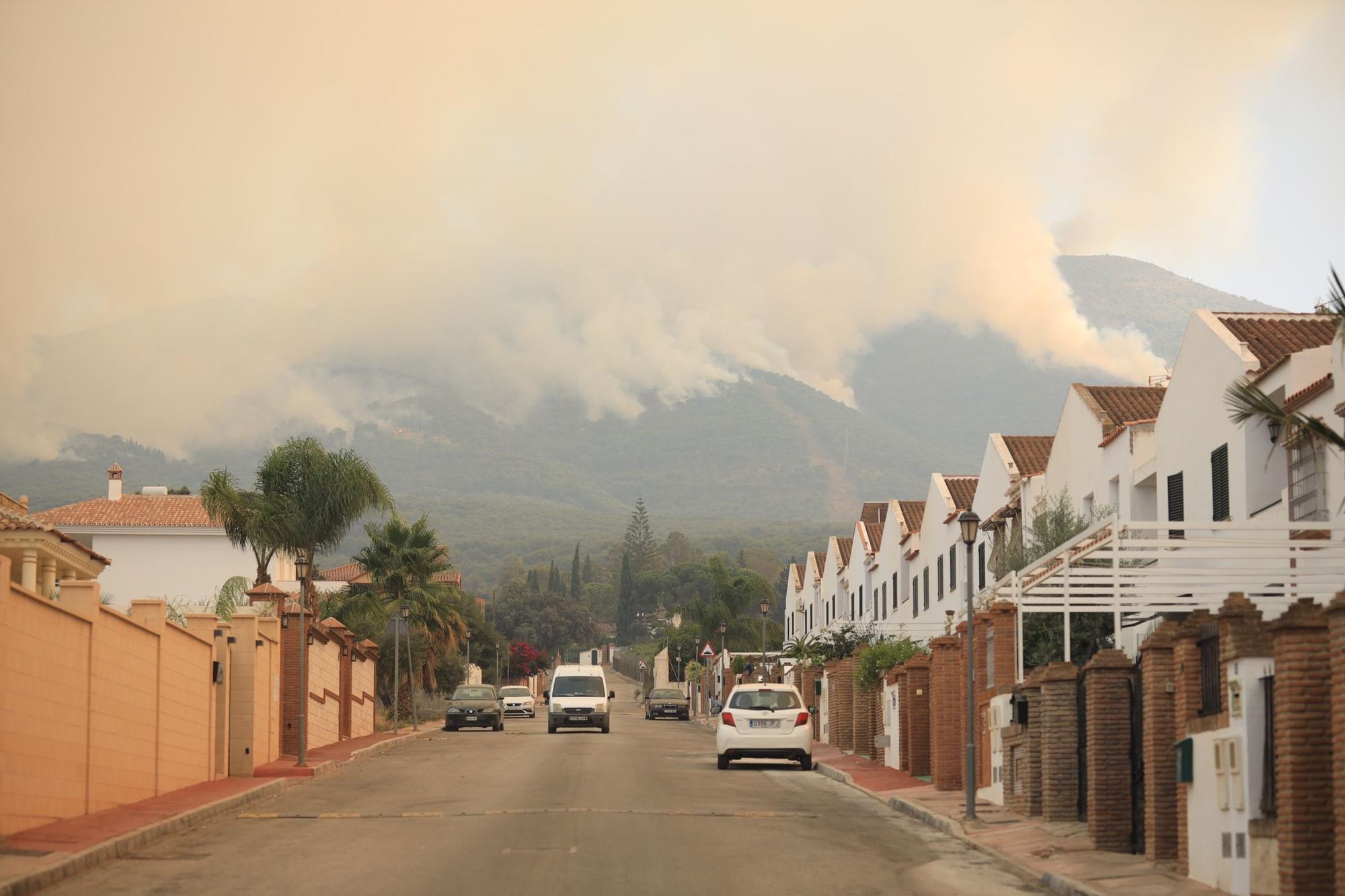 Declarado un incendio en la Sierra de Mijas