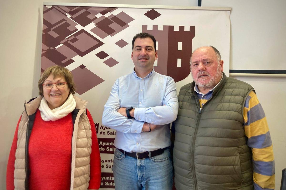 Amada Álvarez, Sergio Hidalgo y Carlos M. Guardado.