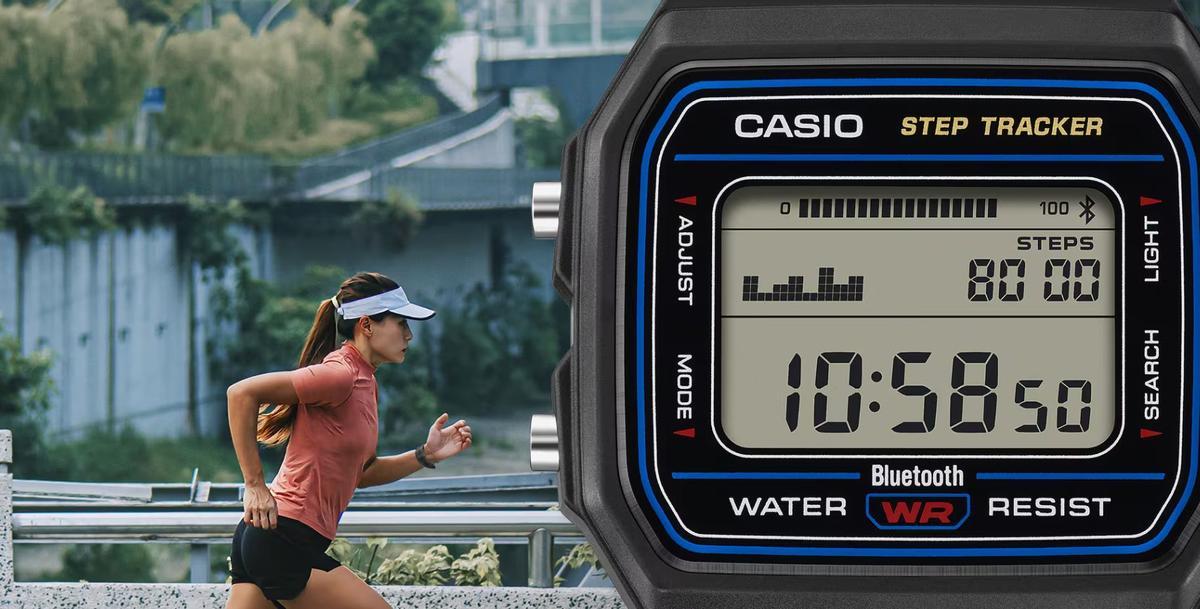 El nuevo reloj con Bluetooth y cuenta pasos de Casio.