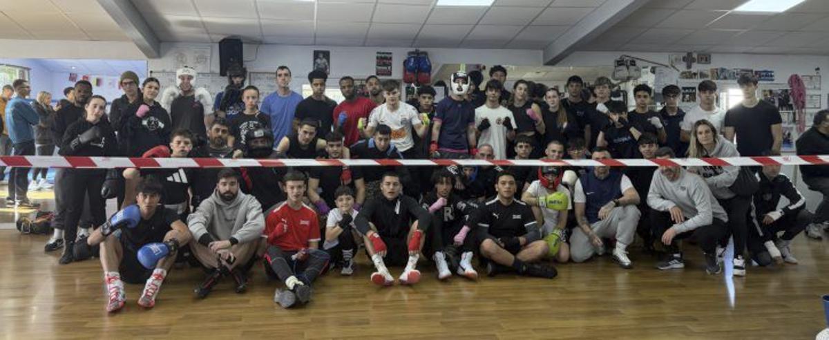 Participantes en el encuentro interclub.