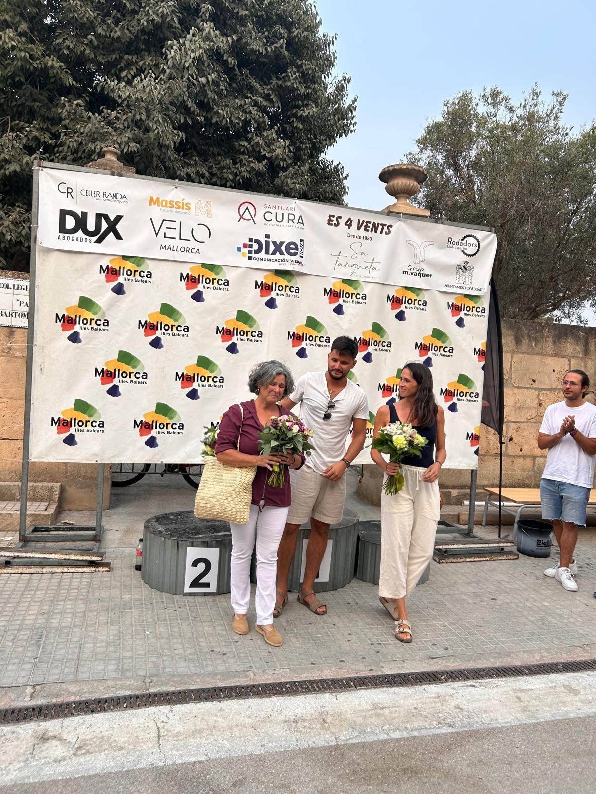 La esposa e hijos de Guillem Ramis estuvieron presentes en las pruebas disputadas en Algaida